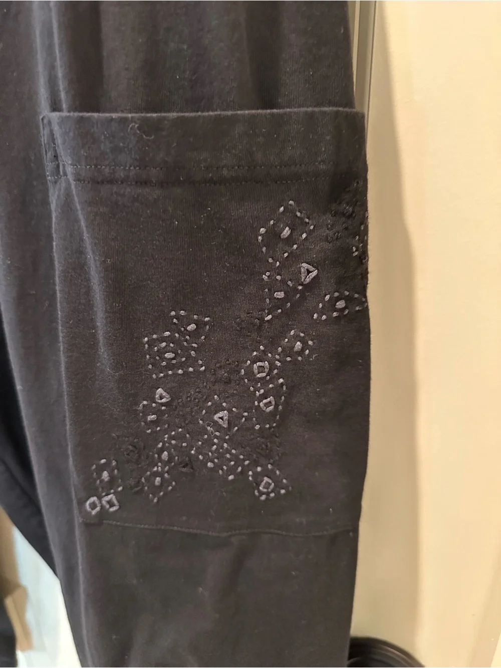Marketplace Black Women's Elastic-Waist Cargo Joggers
